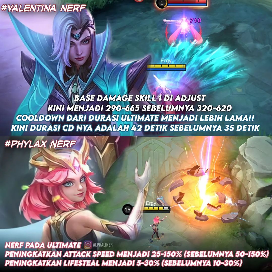 Dua Hero Op Mlbb Bakal Kena Nerf Di Patch Baru Bakal Nggak Meta