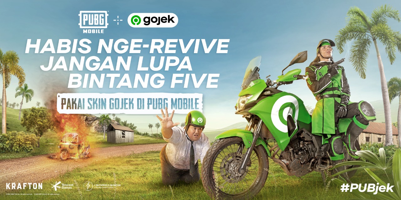 Pubg Mobile X Gojek Hadirkan Skin Eksklusif Pubgjek Gratis Spin