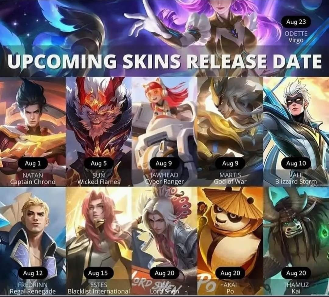 Ada Kungfu Panda Ini Tanggal Rilis Skin Baru Mobile Legends Agustus