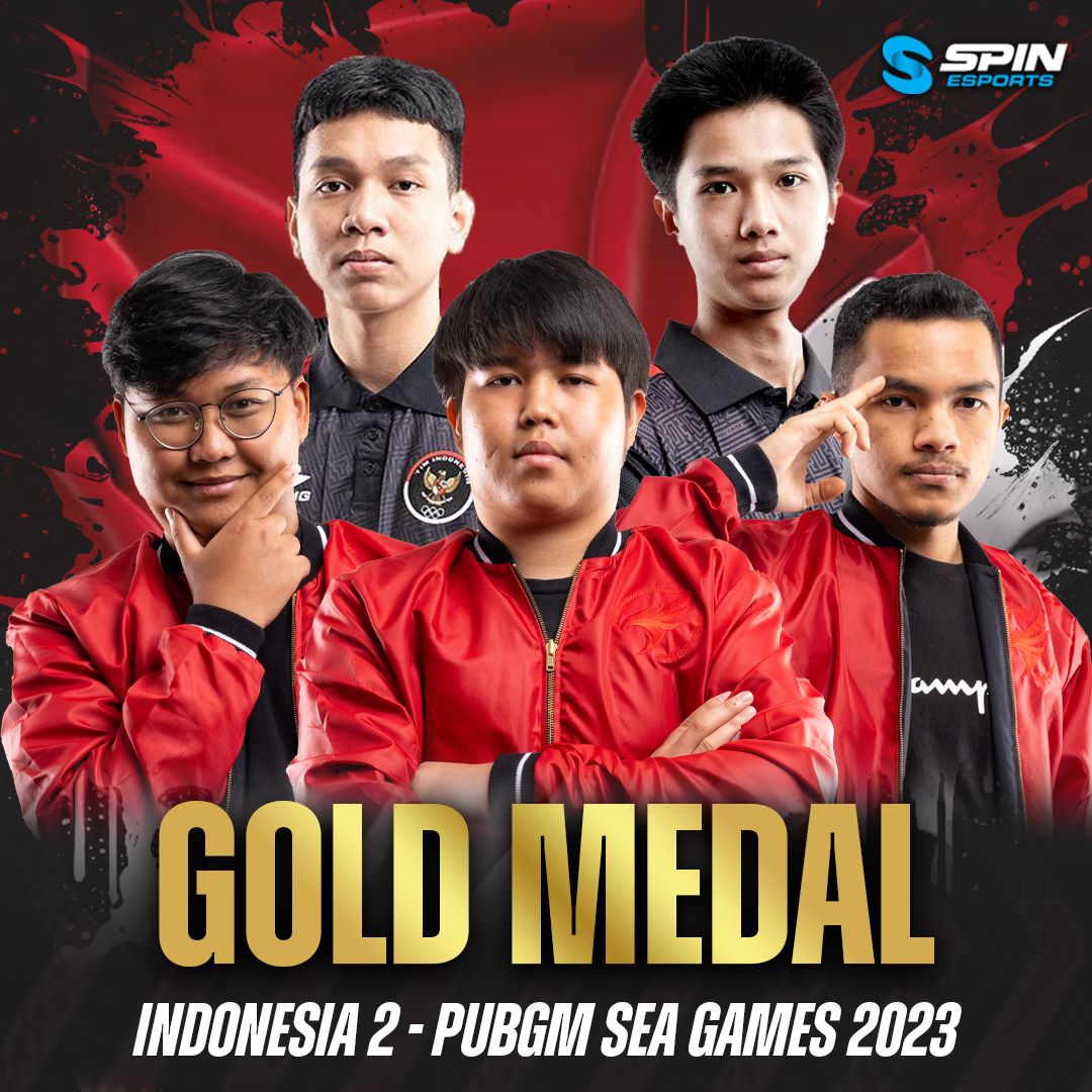 Konsisten Timnas PUBG Mobile INA 2 Raih Emas Di Sea Games 2023 SPIN