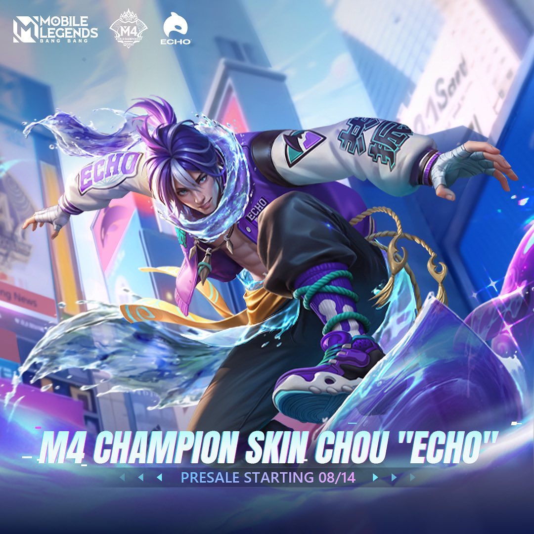 Tanggal Rilis Dan Harga Skin Chou M Echo Mlbb Spin