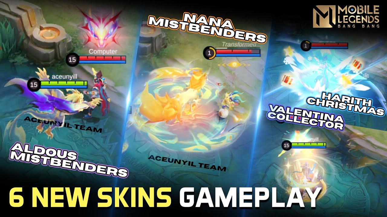 Gameplay Skin Baru Mobile Legends Aldous Mistbenders Dll Spin