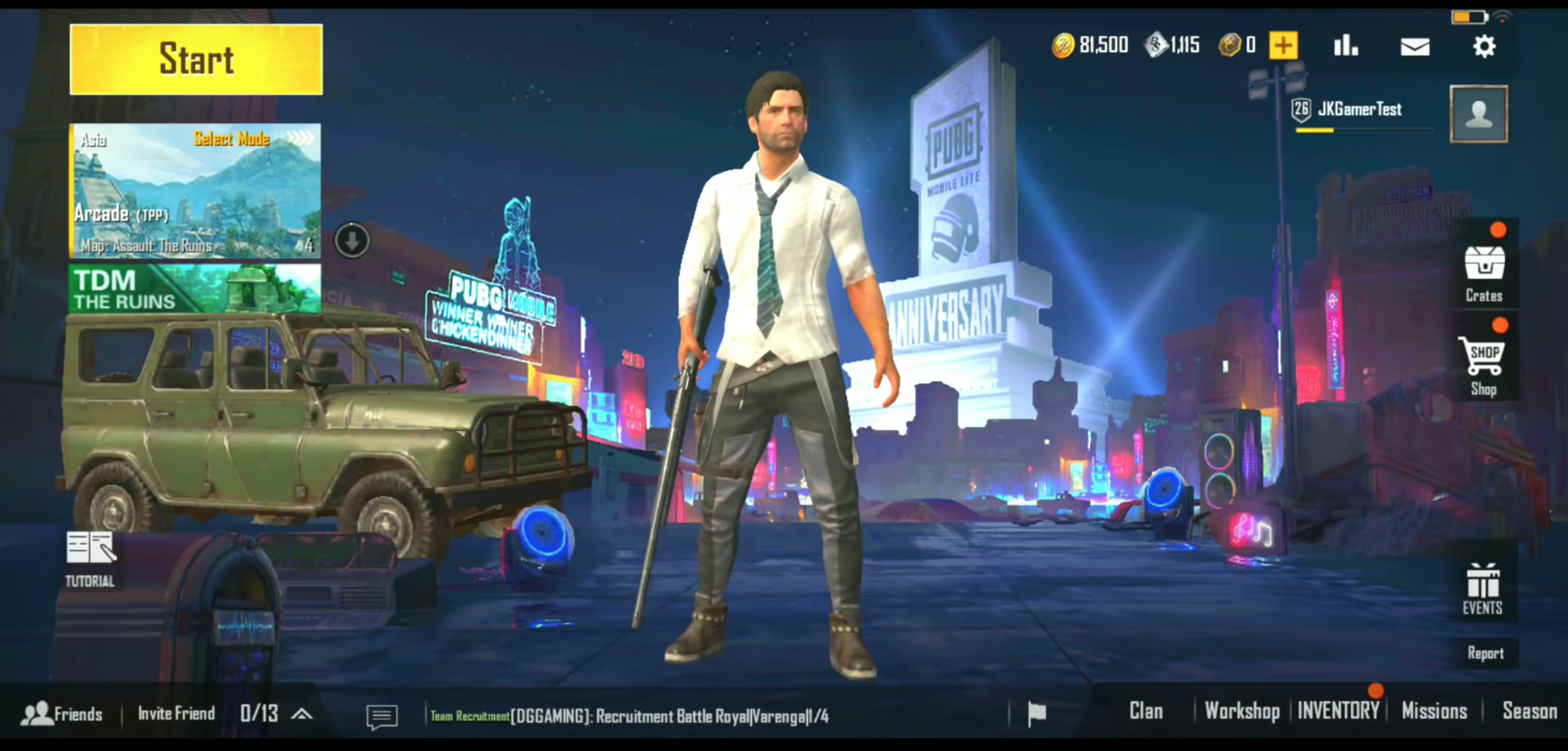 pubg mobile lite update 0.18.0 latest new lobby