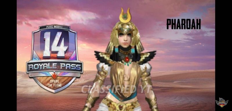 pubg mobile the latest character pharaoh