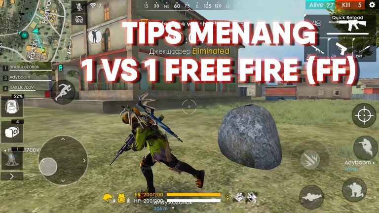 Tips Sukses Menang 1 vs 1 di Free Fire (FF) 2020