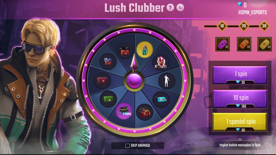 Ayo Main Event Lush Clubber FF & Dapat Bundle Keren!! | SPIN Esports