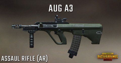 pubg mobile recoil weapon AUG A3