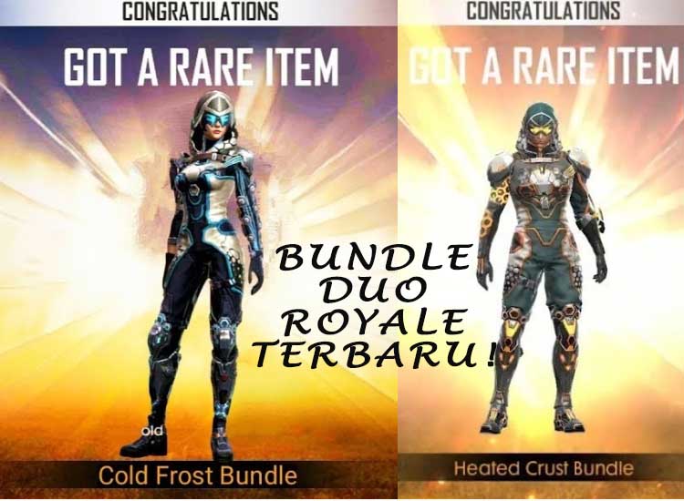 Bundle Duo Royale FF Terbaru, Heated Crust & Cold Frost