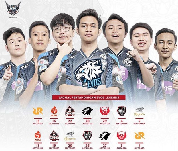 EVOS MPL ID Season 6 Schedule