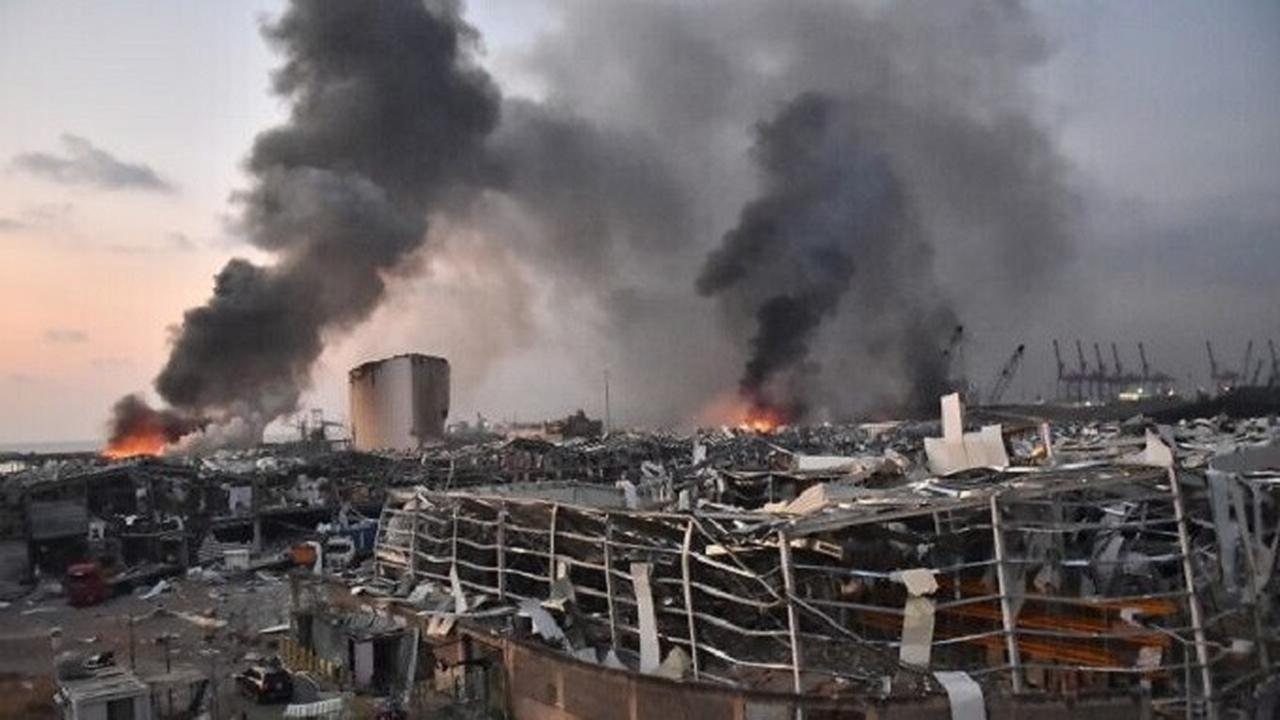 Explosion in Beirut Lebanon