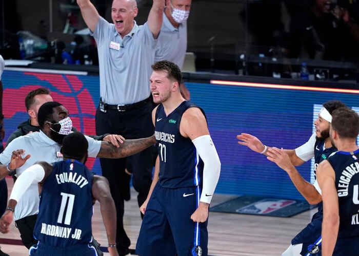 reaksi pemain NBA doncic