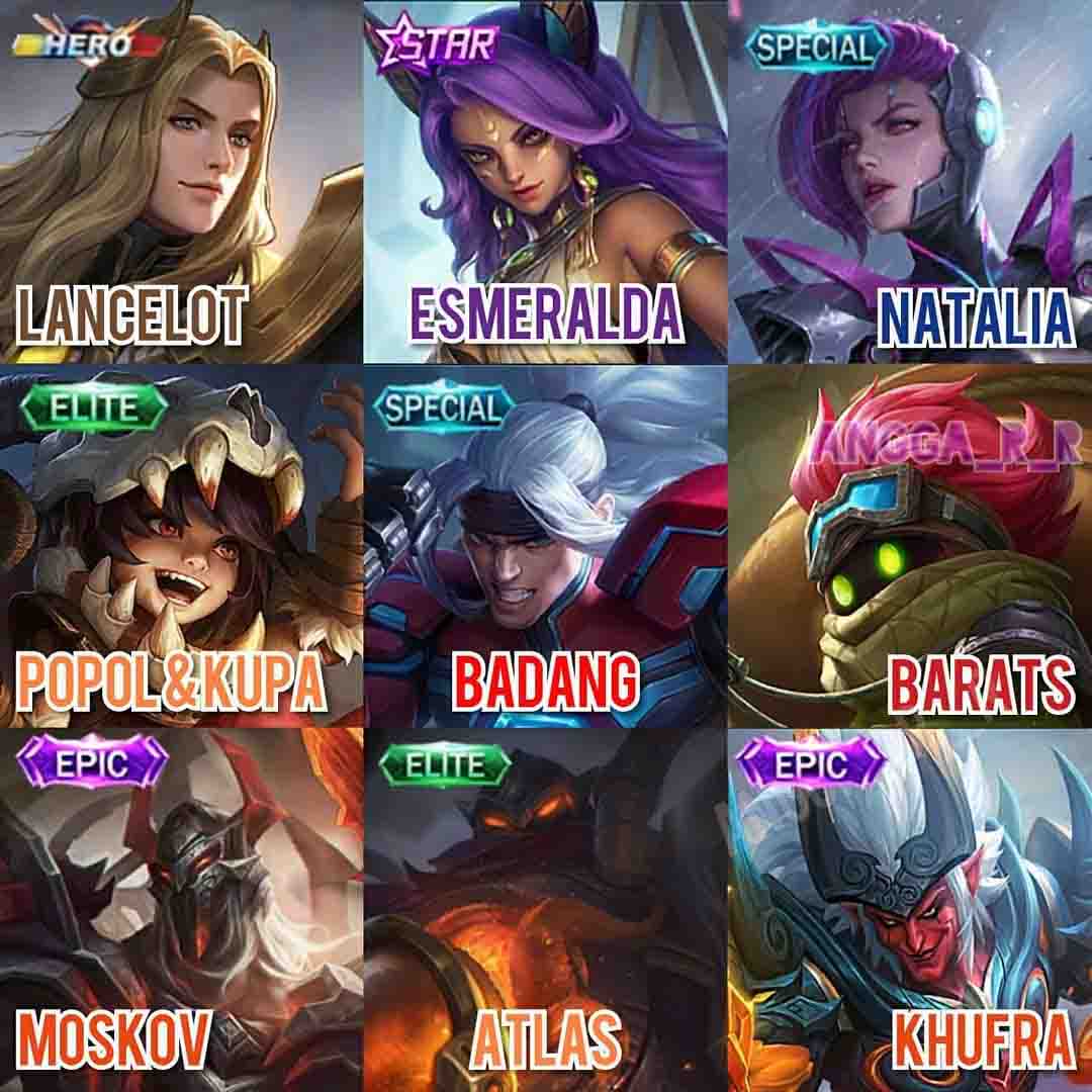 New Skins for Mobile Legends September 2020