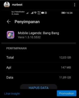 Mobile Legends tidak Ramah HP Kentang