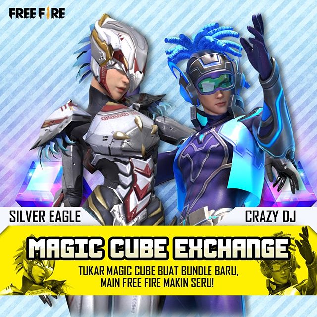 Bundle Baru FF September 2020, Silver Eagle dan Crazy DJ!