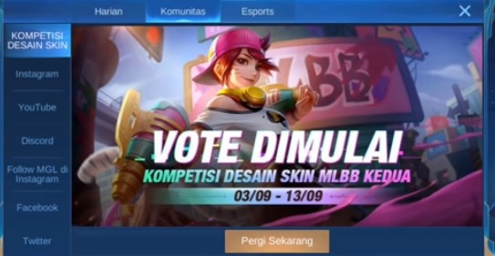 Cara Mendapatkan Skin Gratis di Event Kompetisi Desain Skin Mobile Legends (ML) 2020