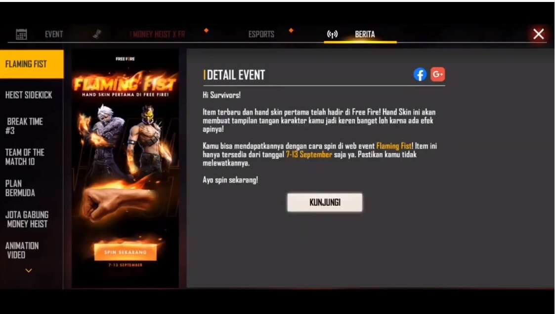 Event Flaming Fist