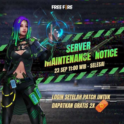 Server Free Fire Maintenance Lagi 23 September 2020 Sampai Kapan Spin