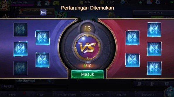 sistem match matching mobile legends
