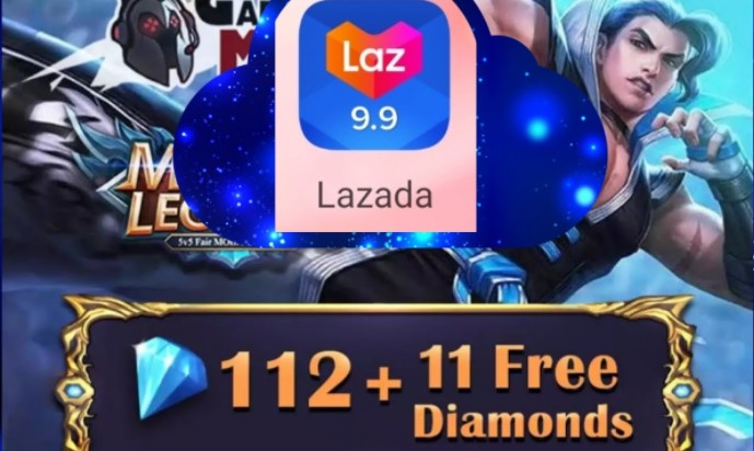 How to get diamonds, free mobile legends (ML) and FF skins from Lazada events