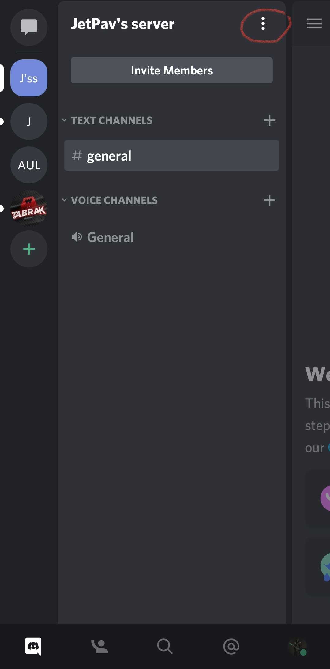Discord dotted line
