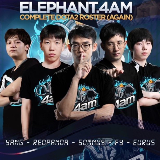 Elephant 4AM Roster Dota 2