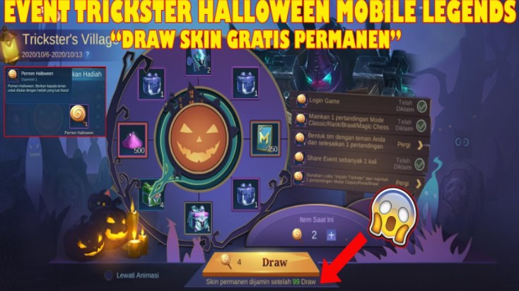 How to get the Special Terizla Skin at the Trickster Village Mobile Legends Event