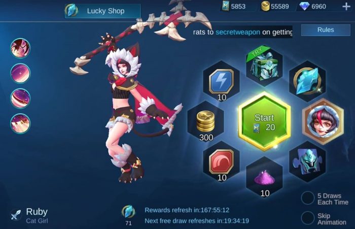 trik lucky spin ruby