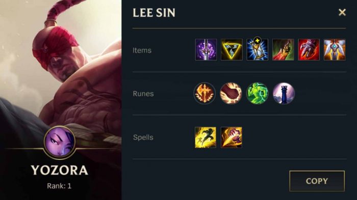 Best Lee Sin Build LoL Wild Rift