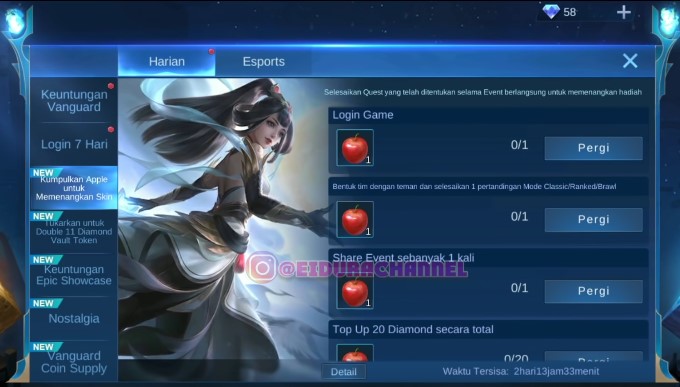 Draw Gratis Diamond Vault Mobile legends