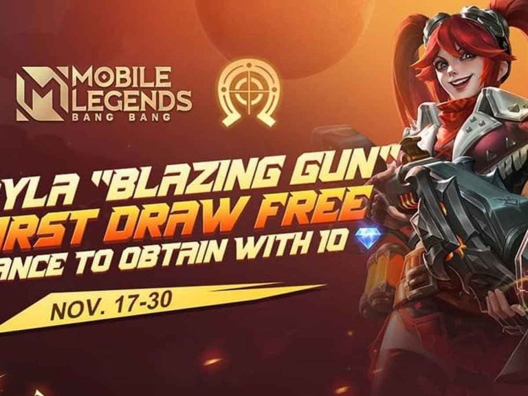 draw skin terbaru layla blazing gun