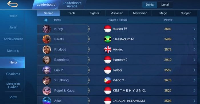 hero supreme season 18 mobile legends