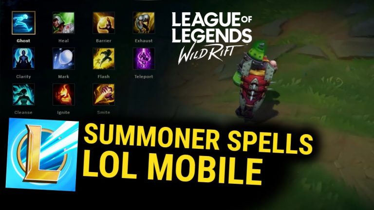 summoner Spells LoL Wild Rift