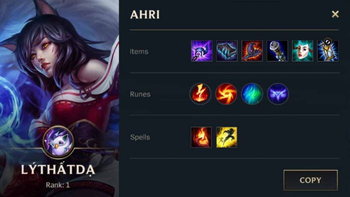 Best ahri build lol wild rift