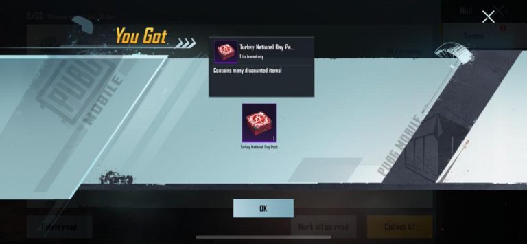 Kode Redeem PUBG Mobile 1 November 2020