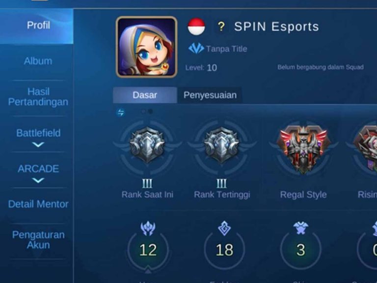 masuk ke Advanced Server mobile legends
