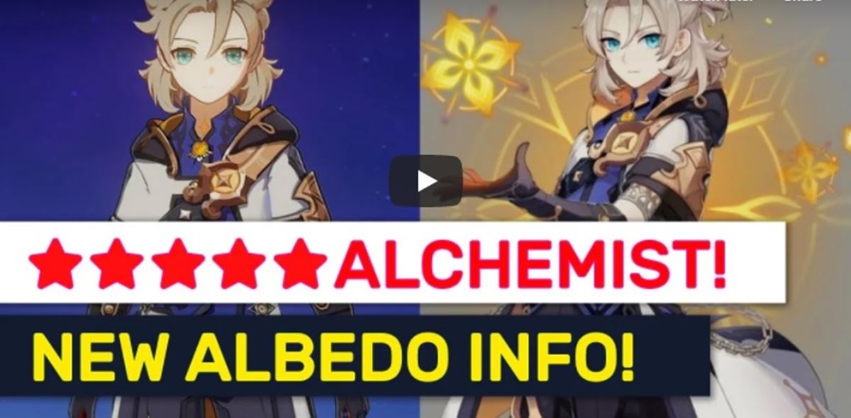 Nueva actualización de personajes filtra el Albedo de Genshin Impact