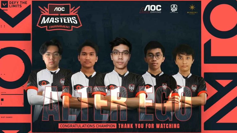 Alter Ego Masih Terbaik di Asia Tenggara! Juara AOC Masters Tournament!