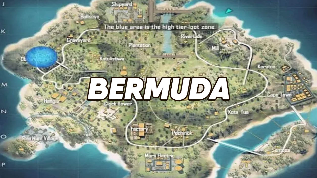 3 Tempat Mendarat Free Fire Paling Aman Dengan Loot Bagus Di Map Bermuda SPIN