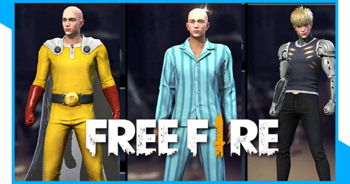 Free Fire One Punch Man Collaboration Outflow Skin