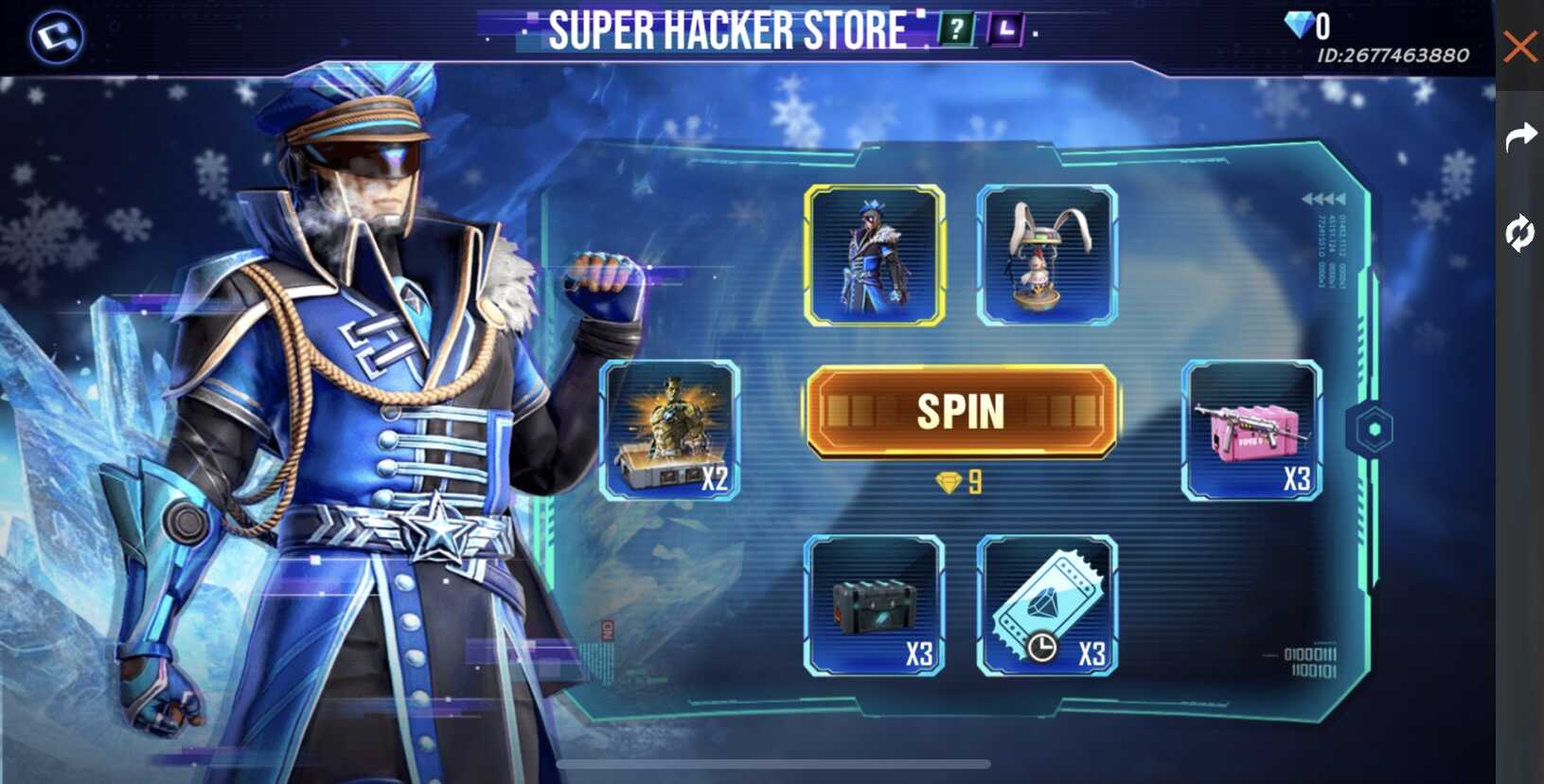 Super Hacker Store Spin