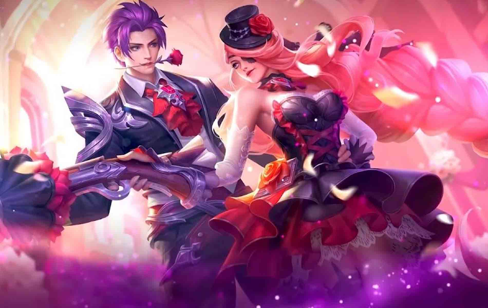 Беатрис млбб. Лесли MLBB. Mobile Legends Bang Bang Грейнджер и Лесли. Mobile Legends Bang Bang Лесли опасная любовь. Валентина мобайл Легендс.