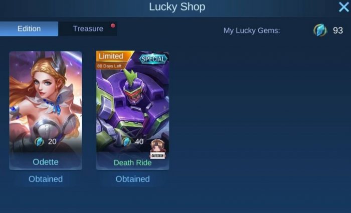 lucky shop ml 2020