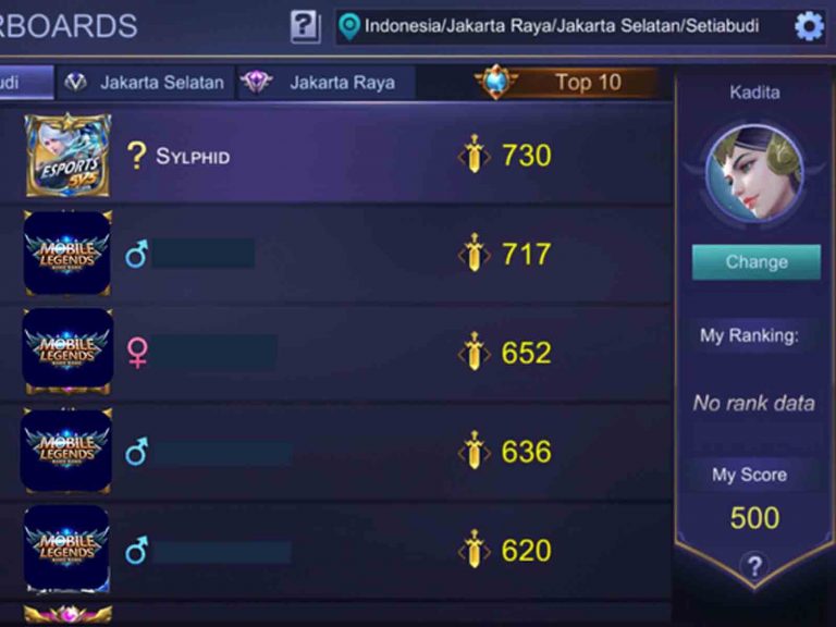 Mmr hero mobile legends