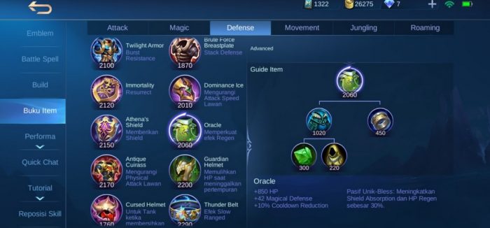 Functions & heroes that are suitable for using Oracle Mobile Legends