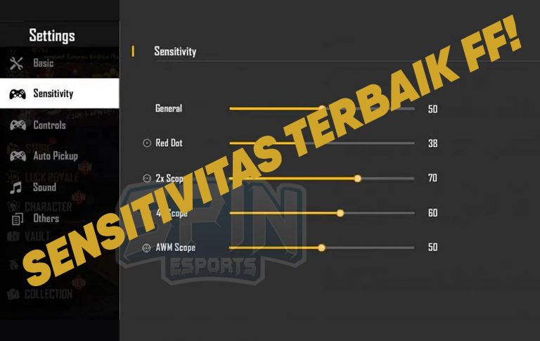Sensitivitas terbaik Free Fire (FF)