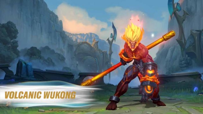Volcanic Wukong Update Wild Rift Champion dan Skin Terbaru