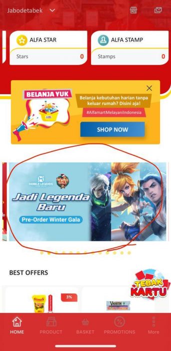 Ikuti event Winter Gala Mobile Legends (ML) skin gratis