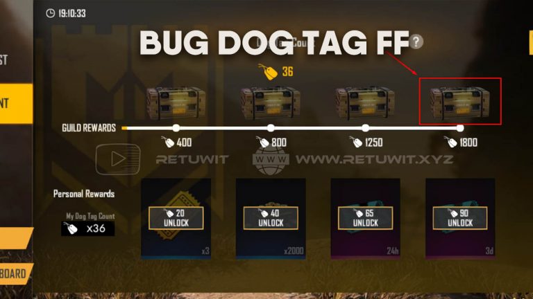 BUG DOG TAG REWARD FF