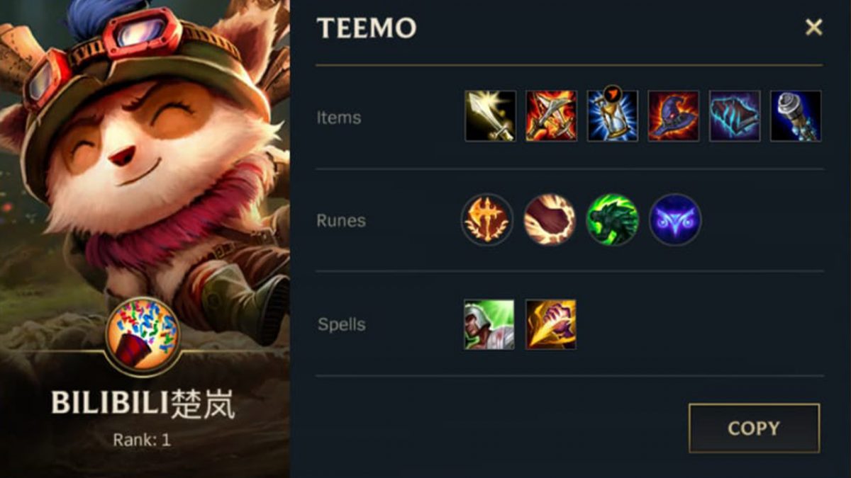 Build Item dan Runes Teemo Terbaik di LOL Wild Rift 2021 | SPIN