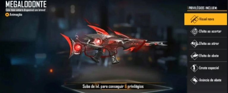 Evo Gun Free Fire SCAR Megalodon